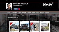 Desktop Screenshot of dominicbrisebois.com