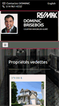 Mobile Screenshot of dominicbrisebois.com